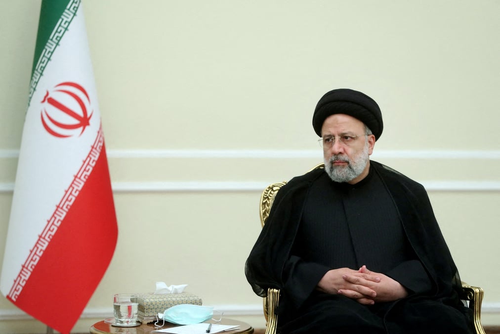 Le president iranien ebrahim raissi ebrahim a teheran