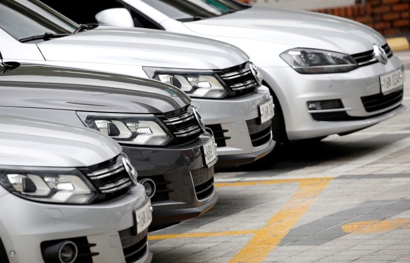 La plupart des modeles du groupe vw interdits en coree du sud