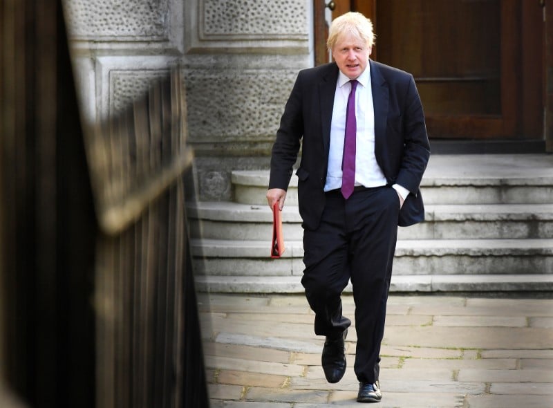 La lettre de demission de boris johnson
