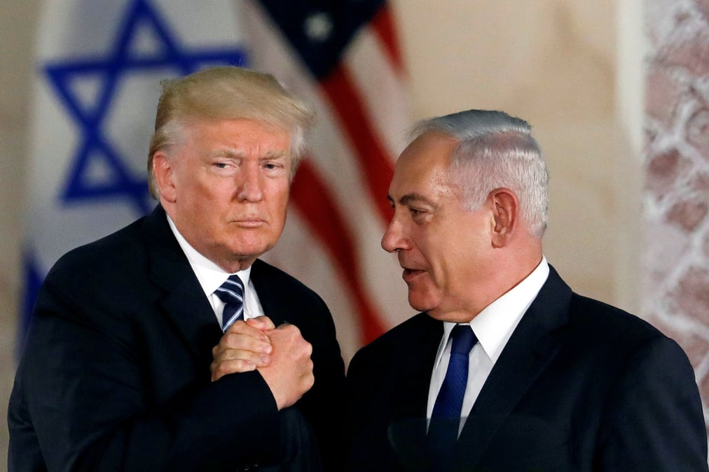 Trump evoque un possible traite de defense mutuelle avec israel