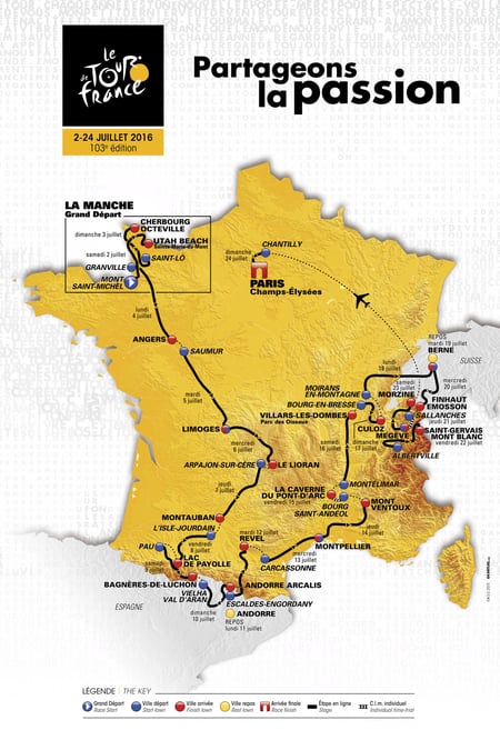 Le tour de france 2016 favorable aux grimpeurs