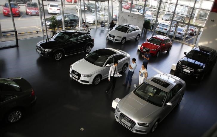 Baisse des ventes d'audi en chine en mai