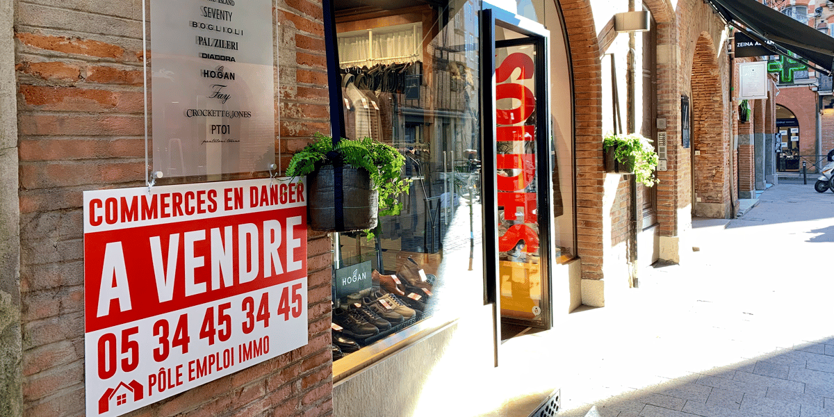 commerces de Toulouse "à vendre"