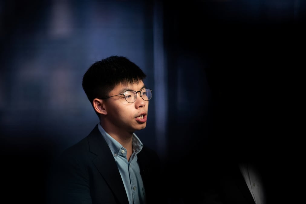L'activiste hongkongais joshua wong aux etats-unis pour rallier des soutiens