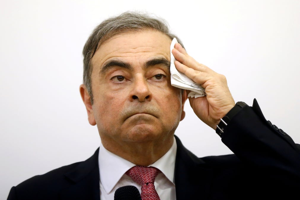 Ghosn a transfere de l'argent a un complice presume de sa fuite