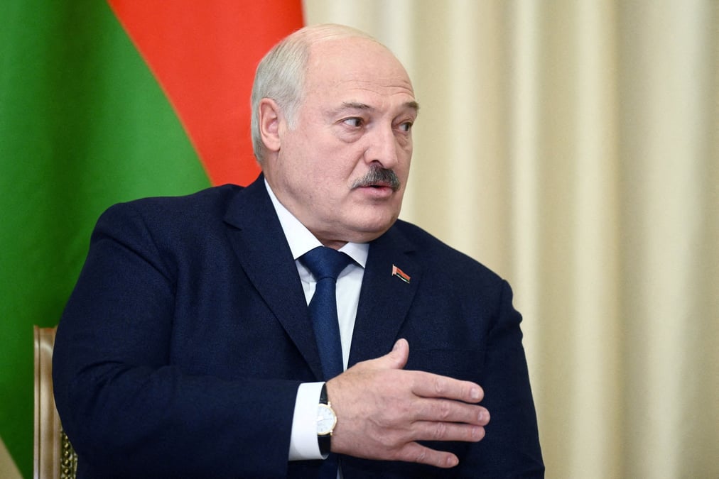 Photo d'archives du president bielorusse alexandre loukachenko a moscou, en russie