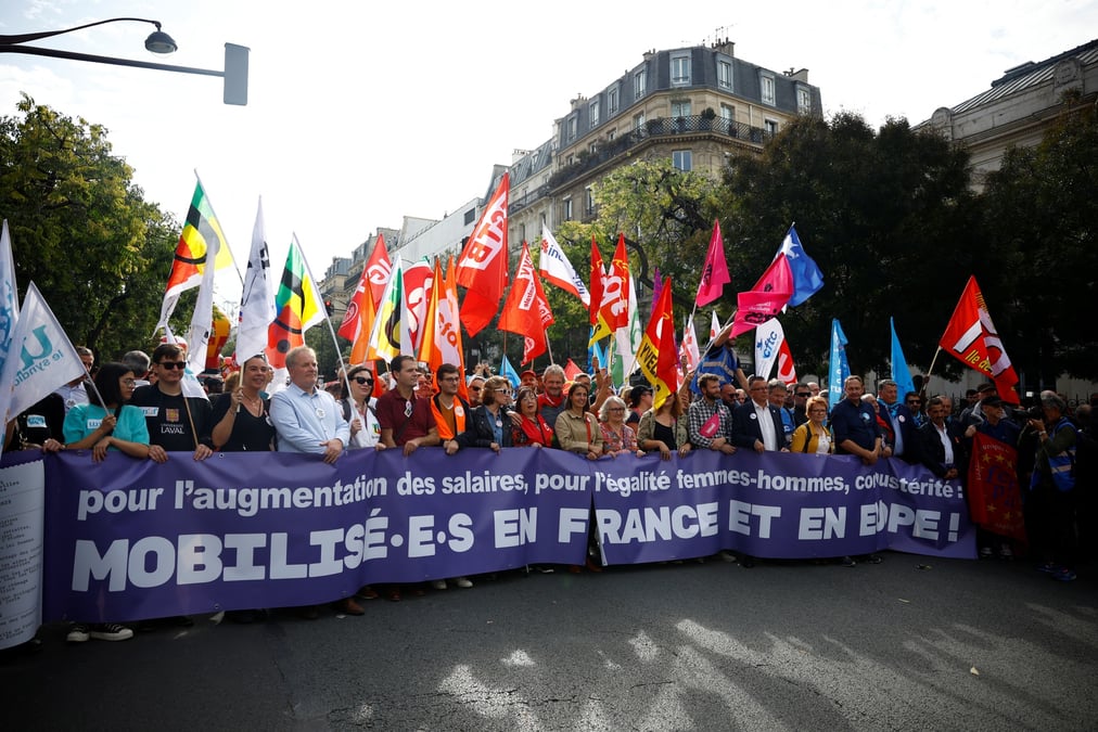 Toutes les centrales n'ont toutefois pas réagi de la même façon à la nomination de Michel Barnier.