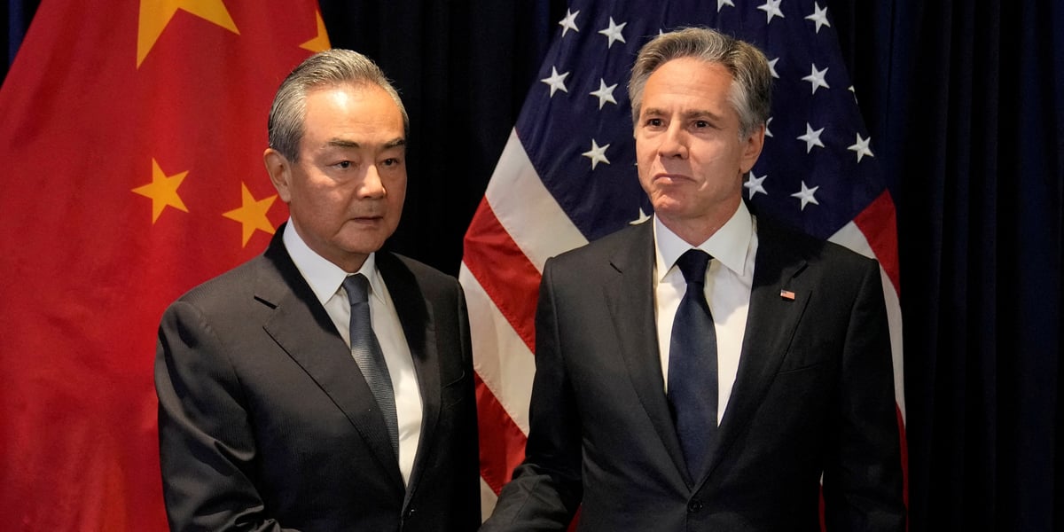 Wang Yi et Antony Blinken lors d'une rencontre à Djakarta en juillet dernier.