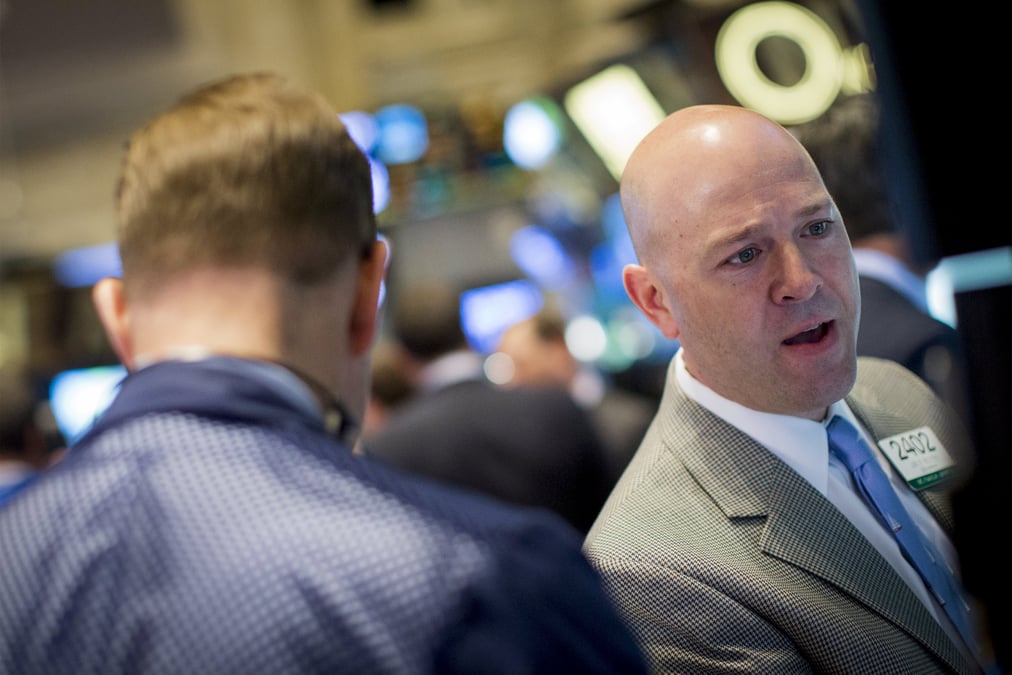 Traders works on the floor of the new york stock exchange