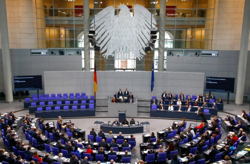 Les partis allemands contre un budget commun a la zone euro