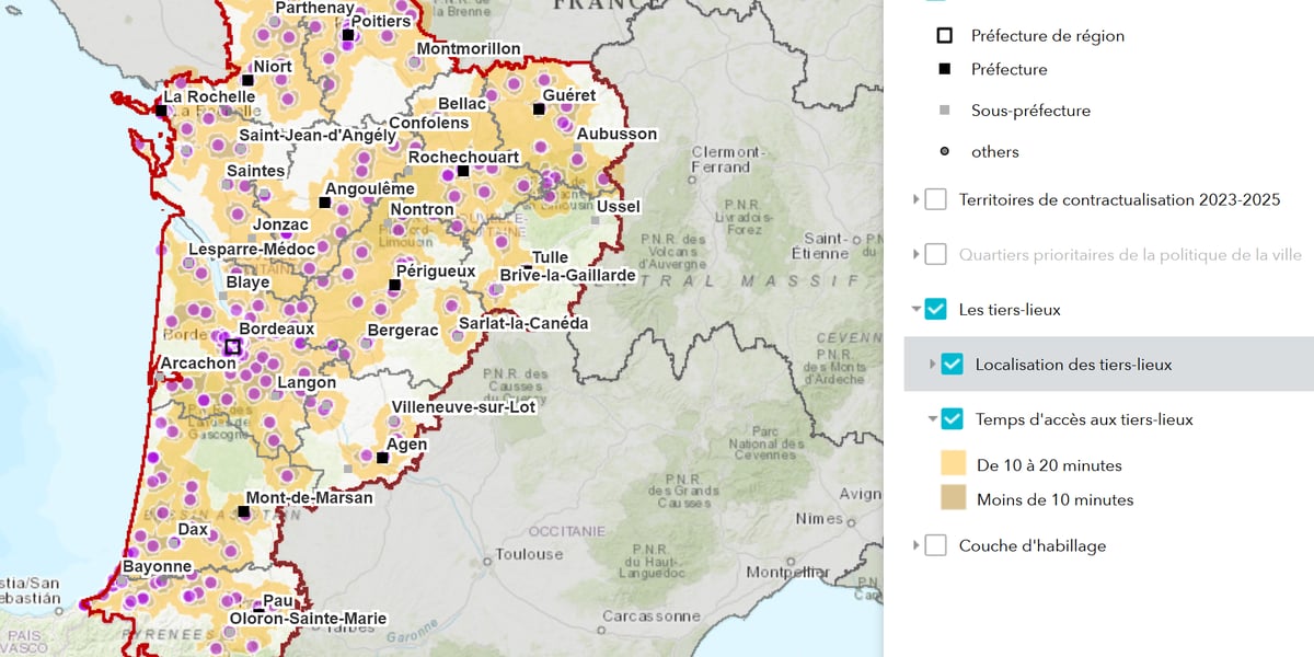 La Nouvelle-Aquitaine compte plus de 300 tiers-lieux.