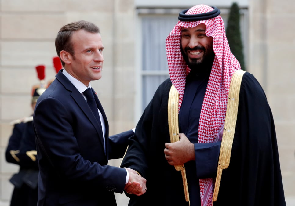 Entretien telephonique "mbs"-macron sur la securite dans le golfe