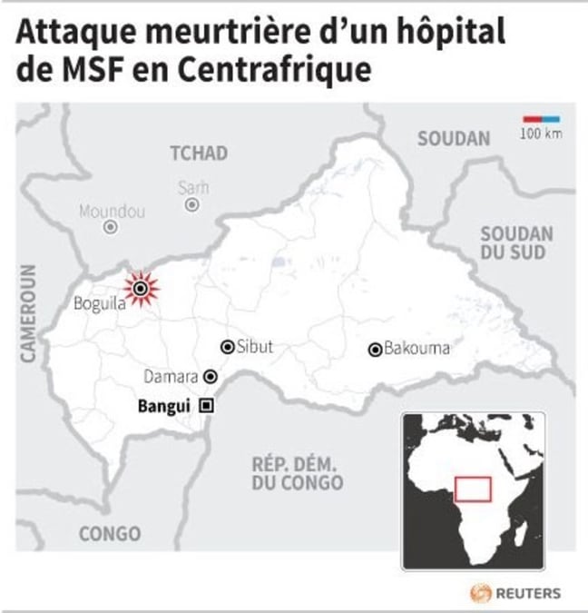 MSF suspend ses opérations en Centrafrique