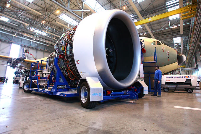 l'A350 vole en Rolls-Royce