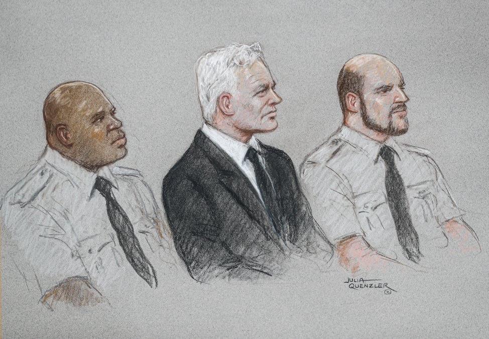 Reprise du proces en extradition de julian assange a londres