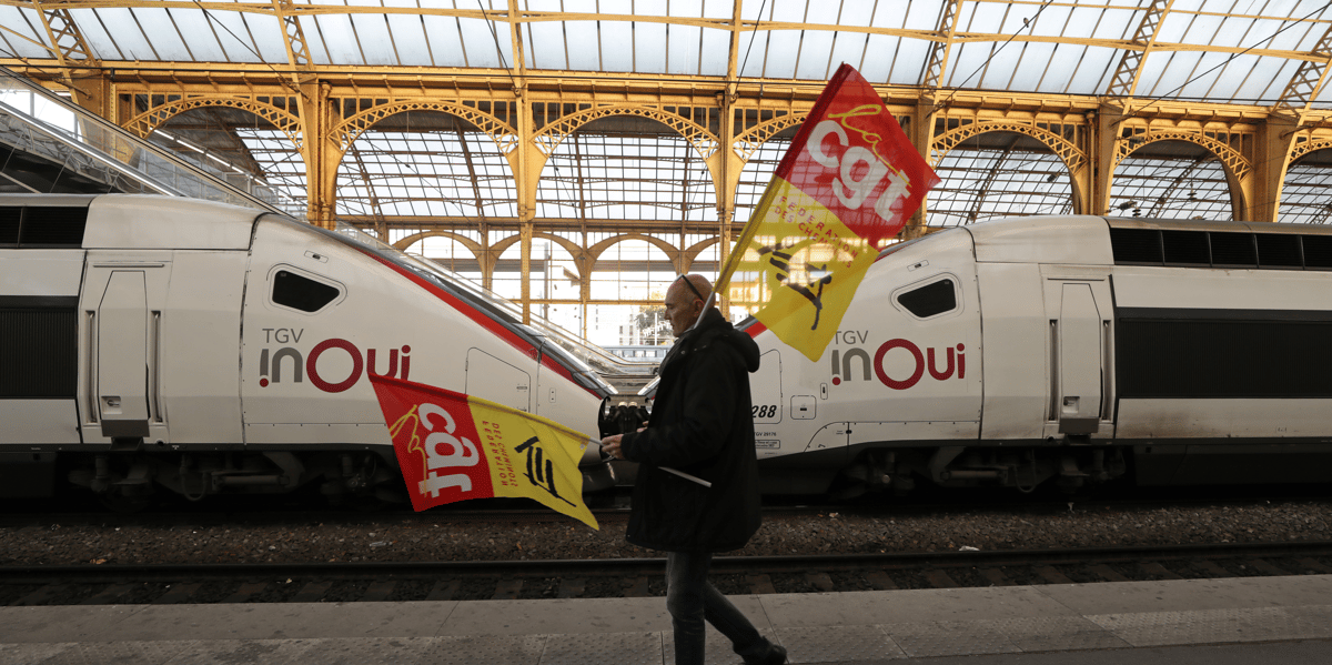 36e jour de grève, SNCF, CGT, Nice,