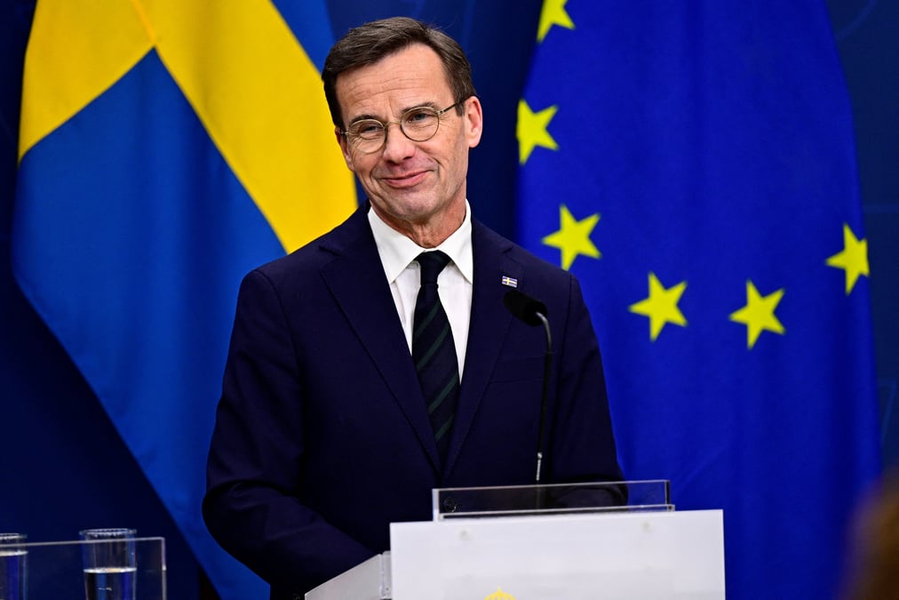 Le premier ministre suedois ulf kristersson