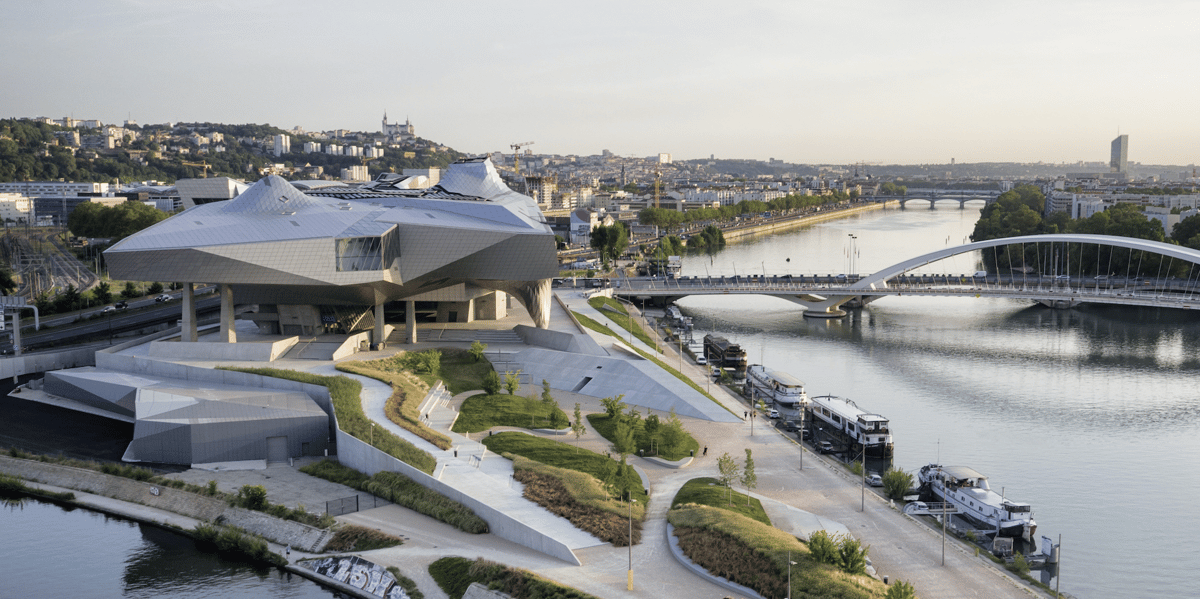 musée des Confluences - vue aérienne