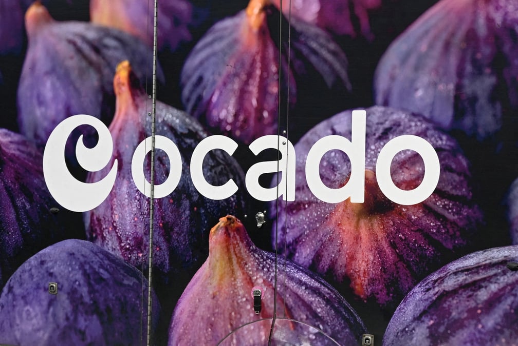 Un camion de livraison ocado a londres