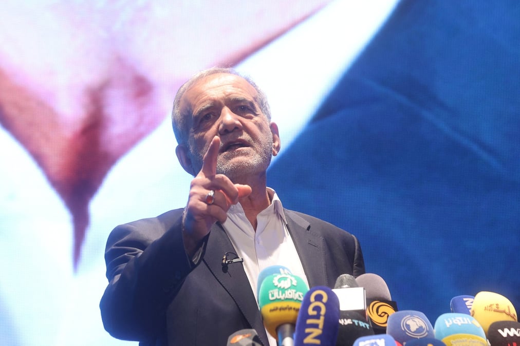 Le président élu iranien Massoud Pezeshkian
