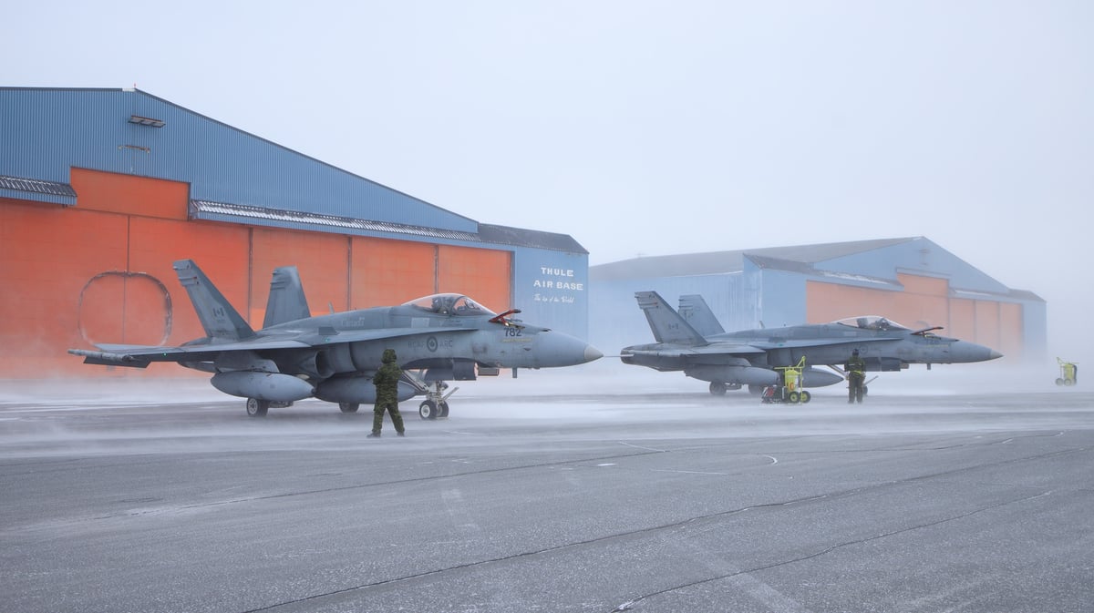 CF-18 Hornets, Canada, Norad, Thulé, Groenland, US Air Force