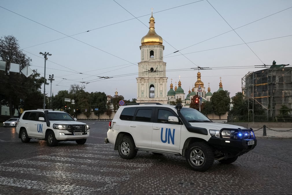 La delegation de l'aiea en route pour la centrale de zaporijjia, bombardements dans la zone