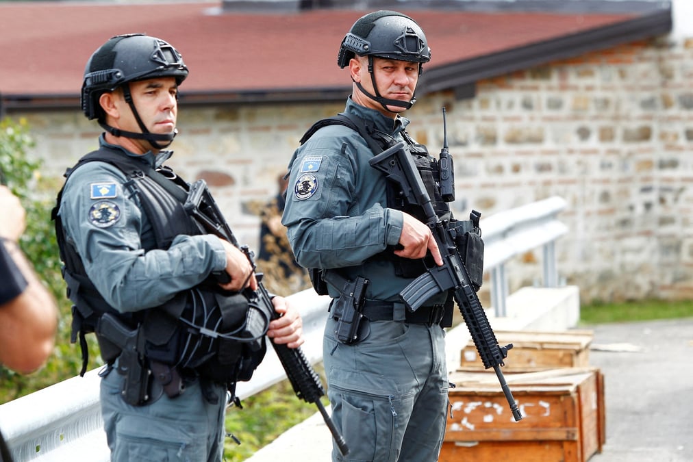 Consequences d'une fusillade au kosovo