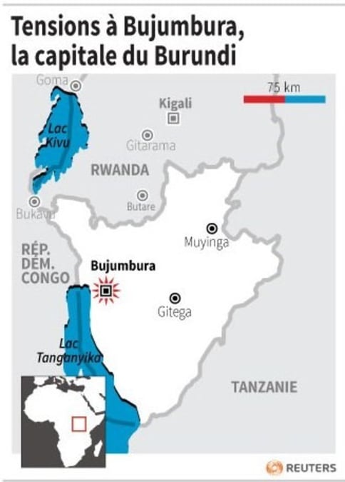 Tensions a bujumbura, la capitale du burundi
