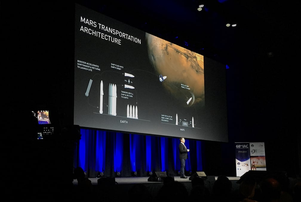 Spacex lancera en 2018 la construction de sa fusee pour mars