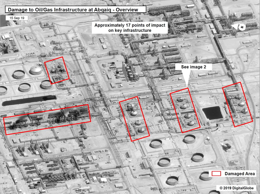 Les attaques contre aramco venaient d'iran, selon des responsables us