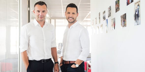 John Aldon et Frédéric Salles, cofondateurs de Matooma