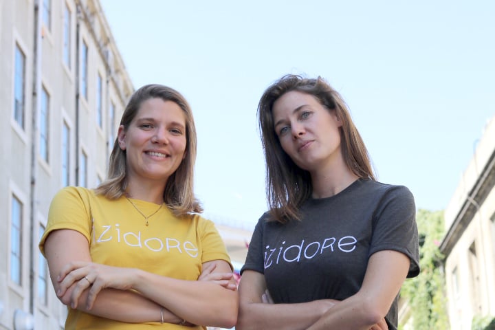 Céline Taillard et Manon Le Padellec, fondatrices d'Izidore.
