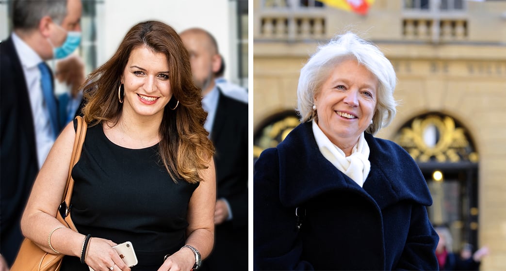 Marlène Schiappa, présidente d’Actives et Marie-Jo Zimmermann, membre honoraire du Parlement assurent que la France a un rôle de leader mondial à jouer dans l'objectif de parité.