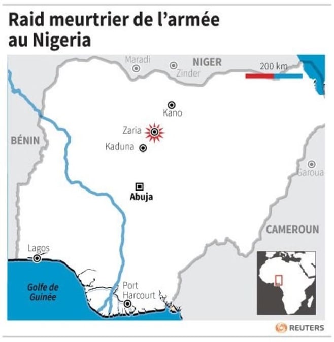 Raid de l'armee au nigeria contre une secte chiite