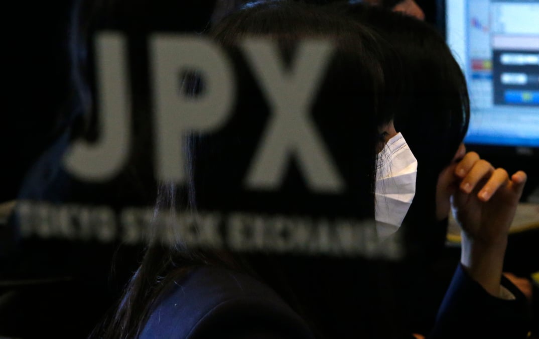La bourse de tokyo finit en baisse