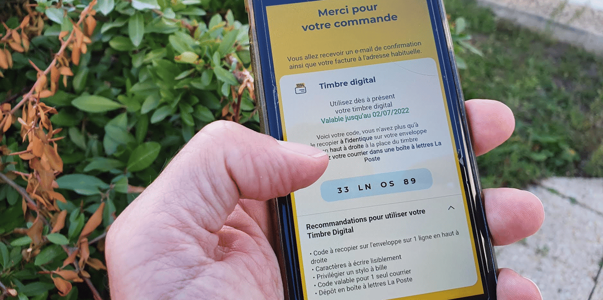 Timbre digital la Poste