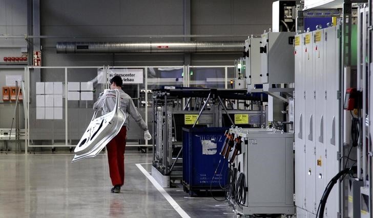 Légère hausse de la production industrielle dans la zone euro