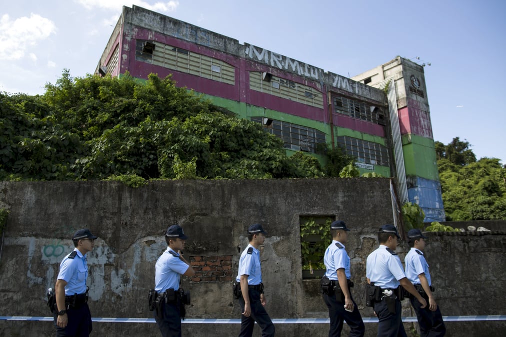 Saisie d'explosifs a hong kong
