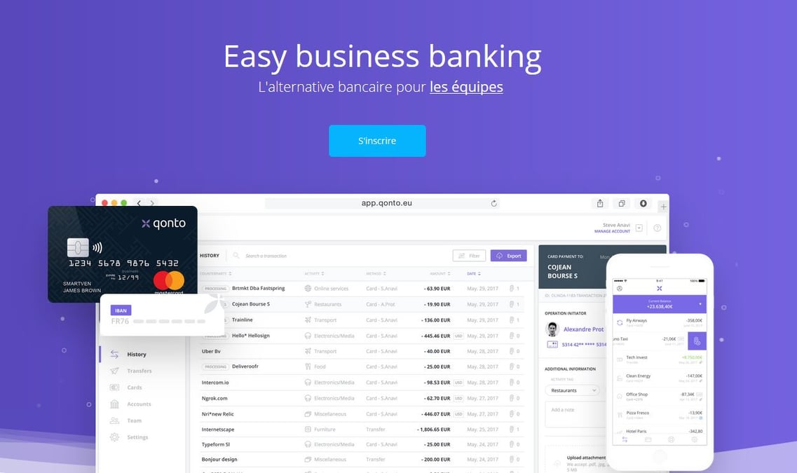 Qonto Fintech néobanque