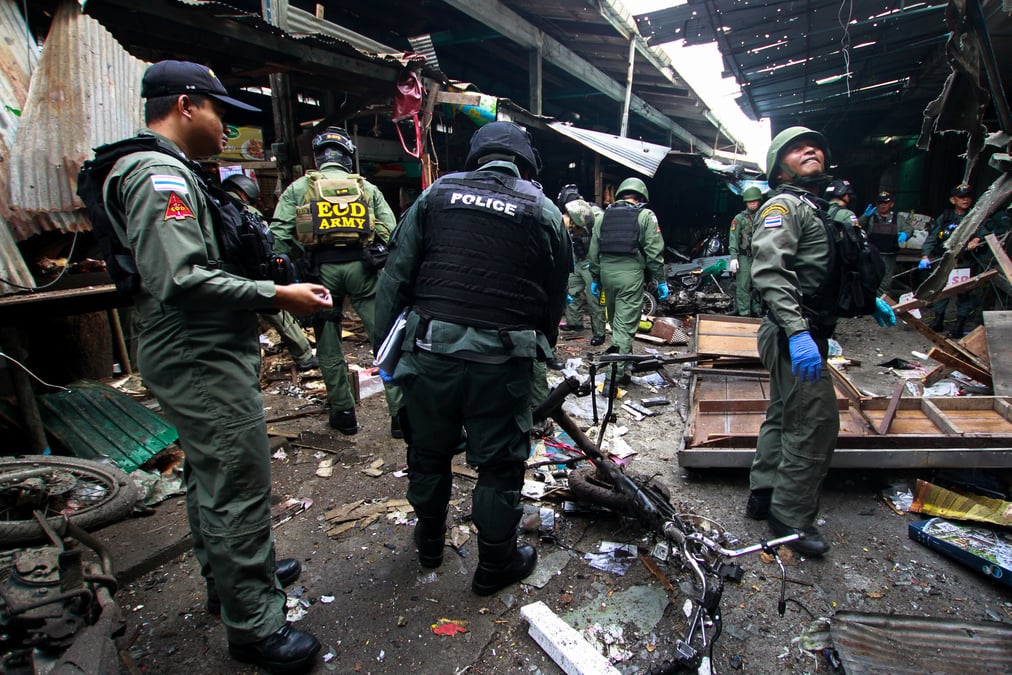 Thailande: une bombe explose dans un marche