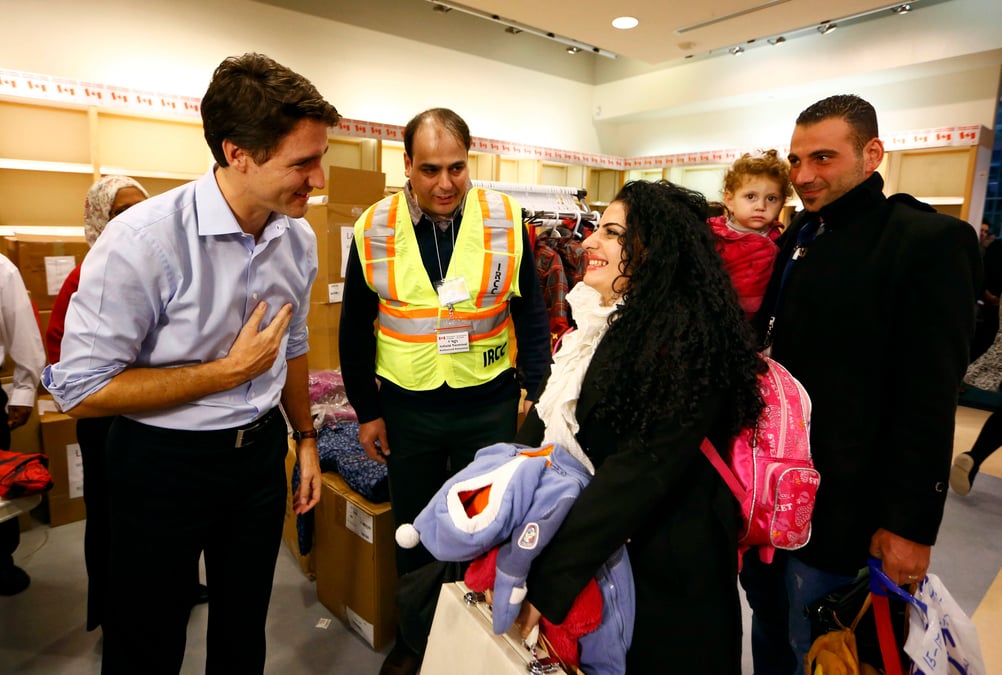 Le canada accueille les premiers refugies syriens