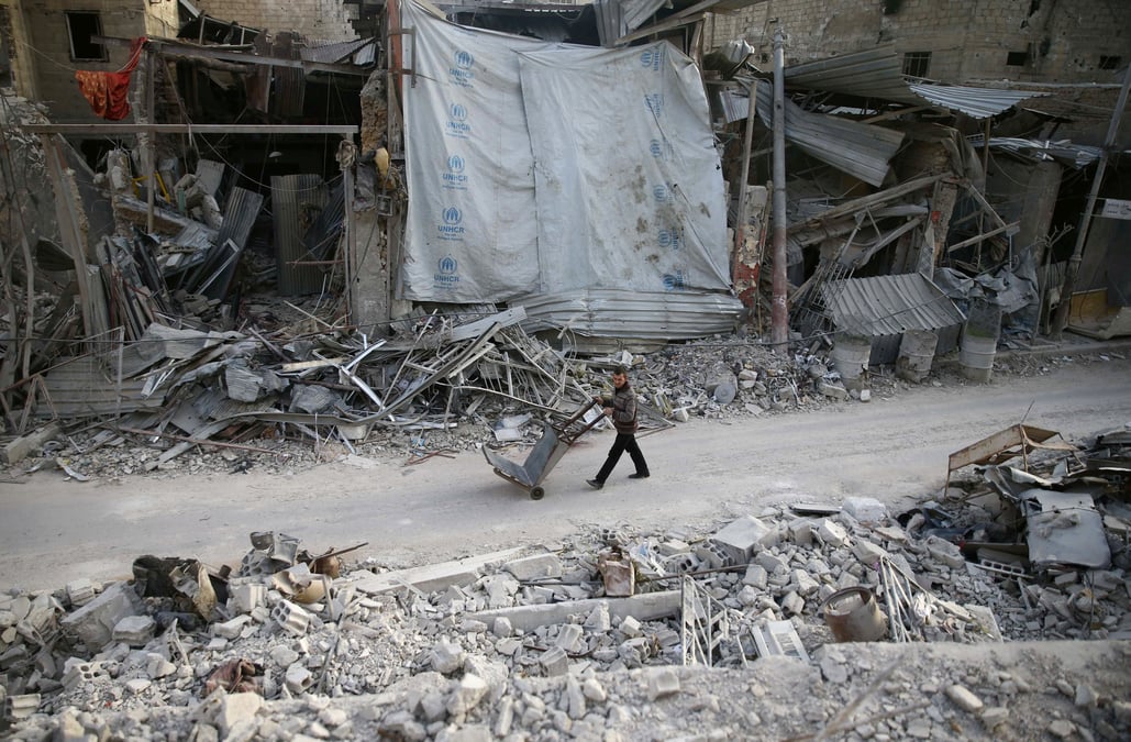 La ghouta orientale coupee en deux par les forces syriennes