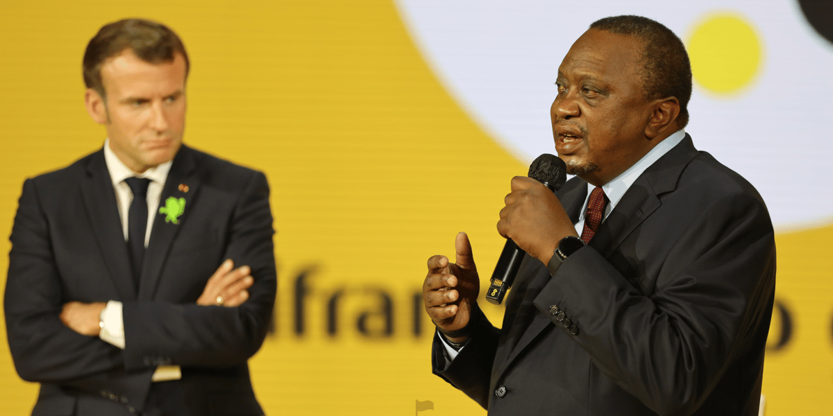 kenyatta macron paris 2 octobre 2020