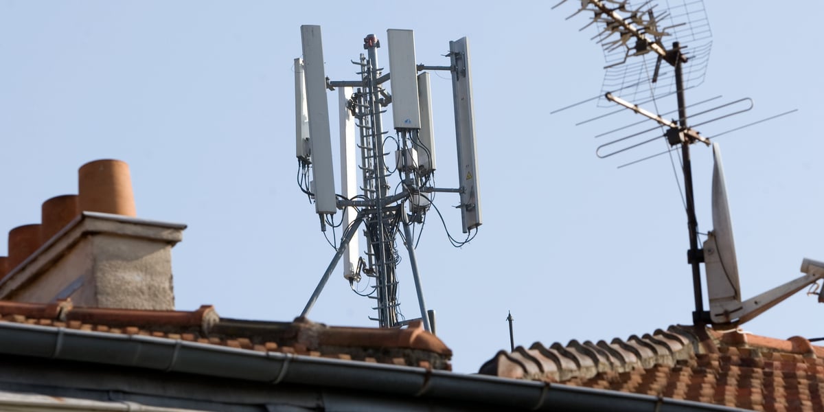 Une antenne de téléphonie mobile.