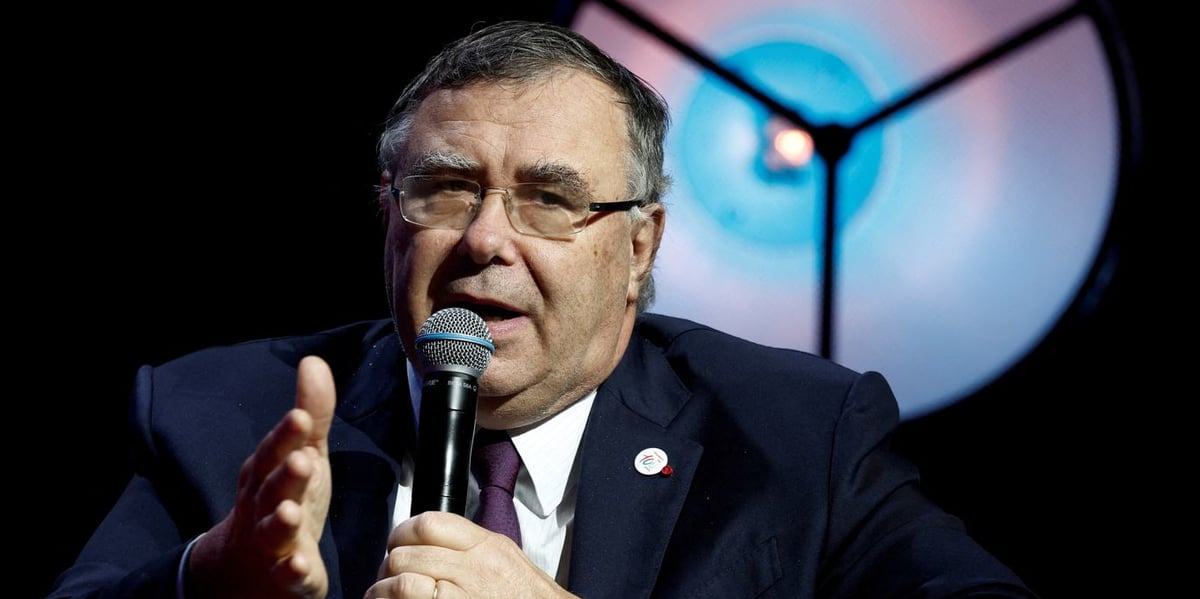 Le PDG de TotalEnergies, Patrick Pouyanné, a fait savoir qu'il augmentait le dividende de 7,8 % (Photographie prise le 15 octobre 2024).