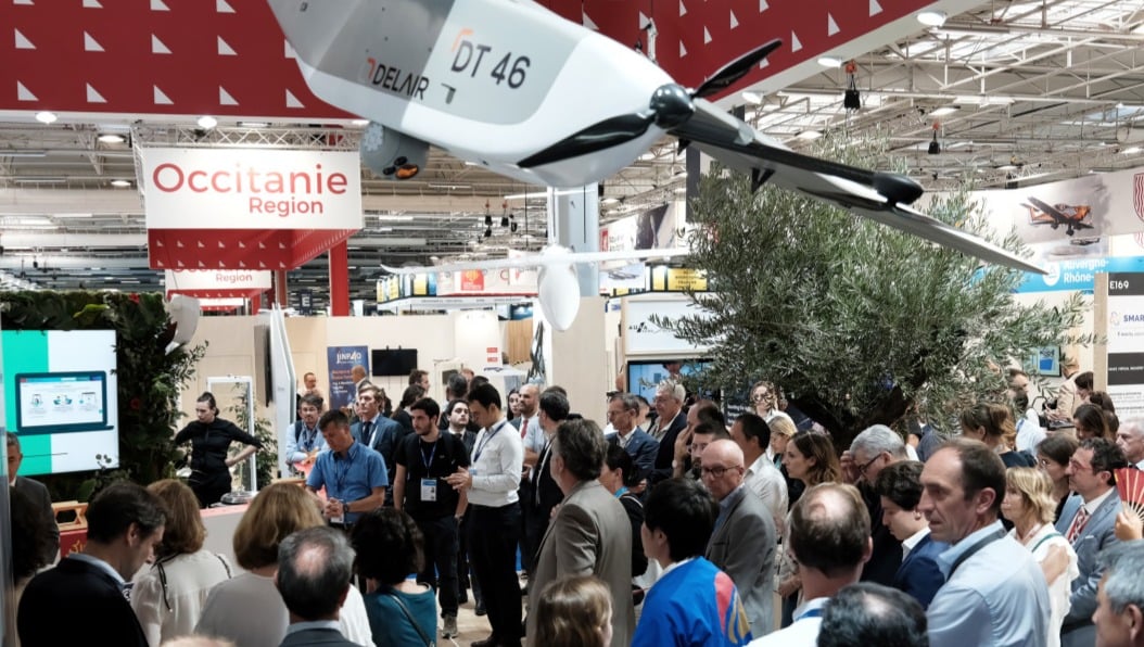 Le Pavillon Occitanie lors du Salon du Bourget 2023