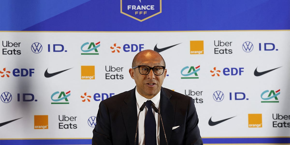 Philippe Diallo durant une conférence de presse, le 18 juin 2024.