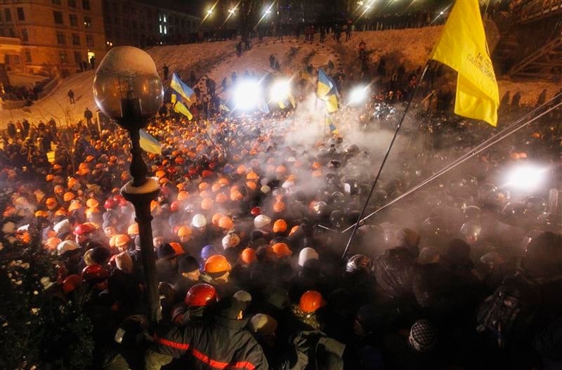 Kiev promet de ne pas envoyer l'armée déloger les opposants