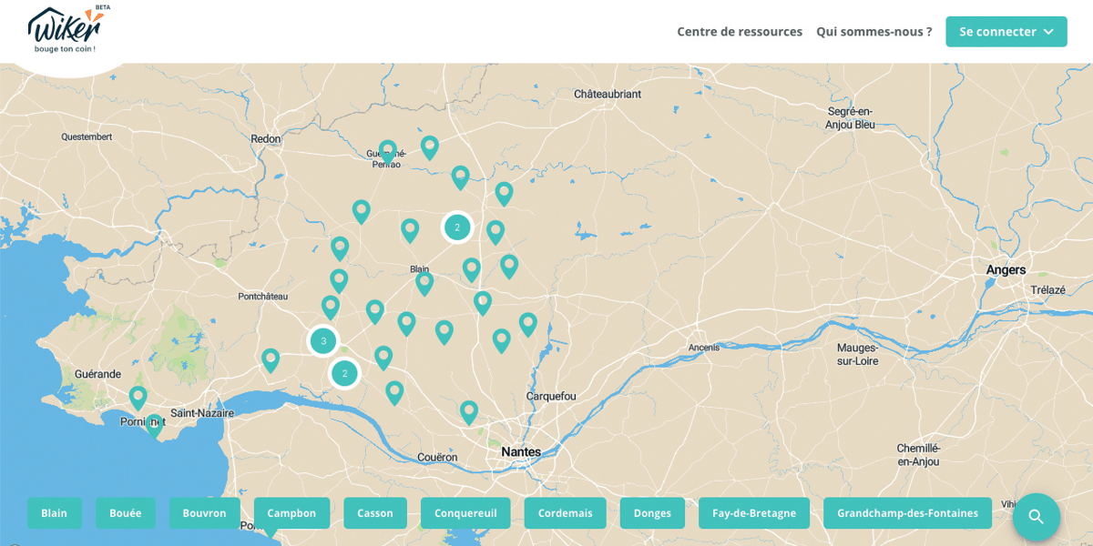 En partageant en local les informations de la commune, Donges a augmenté son trafic de 40 %.