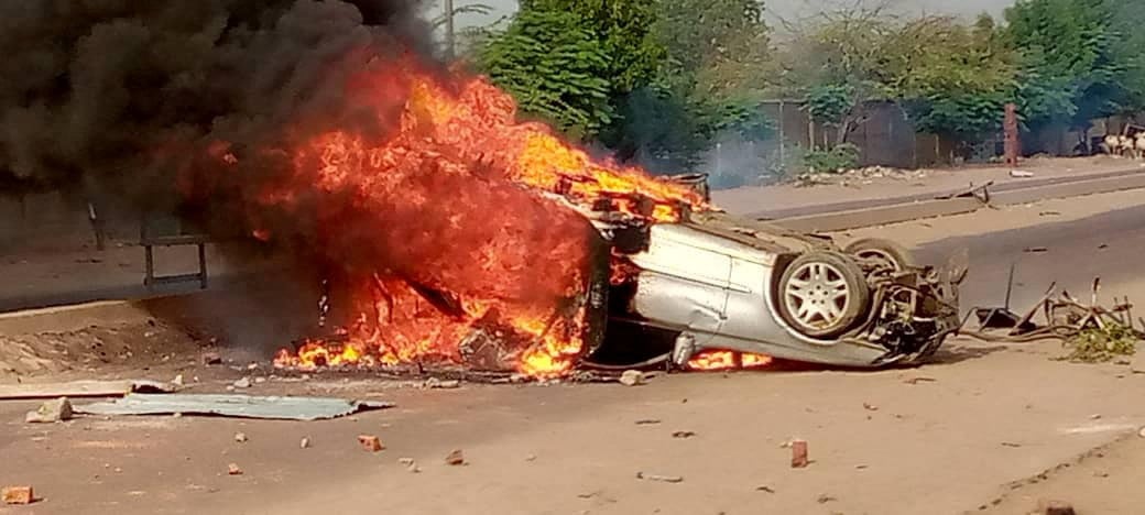 Manifestations a n'djamena, tchad